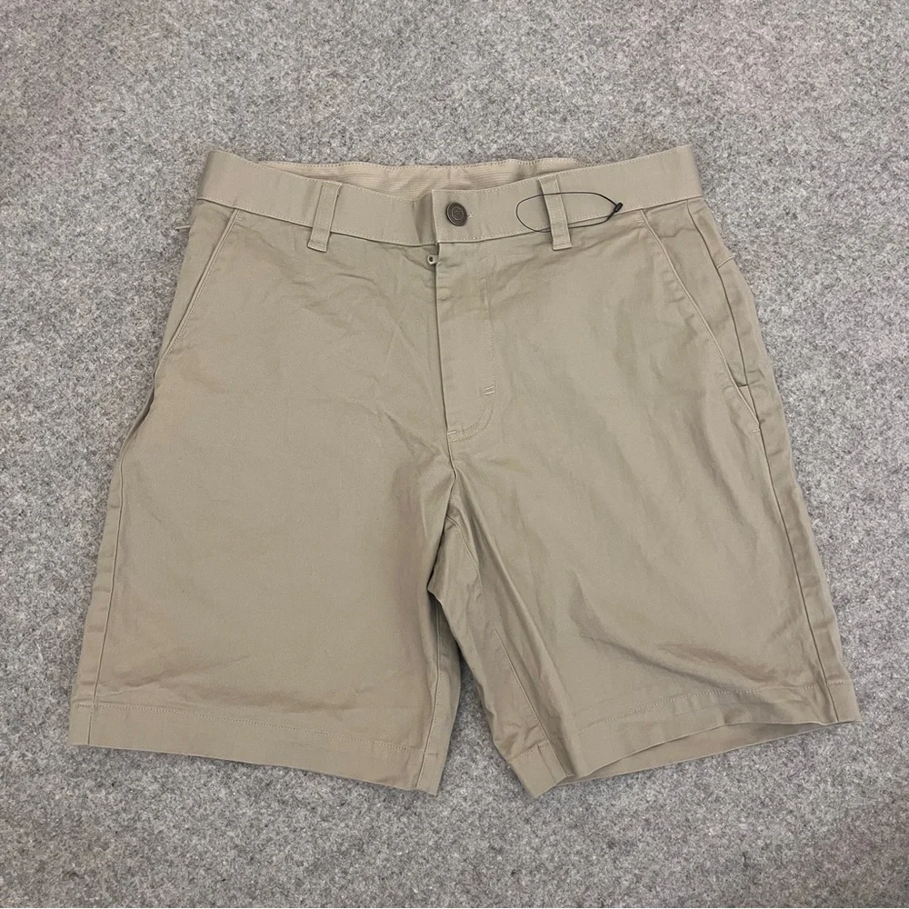 Fabletics Khaki The High Side Chino Short Size 29 Mens NWOT